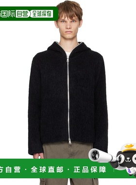 香港直邮Our Legacy 男士 黑色 Full Zip 连帽衫 M4243FBH