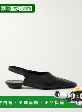 香港直邮KHAITE 女士 Celia 皮质露跟平底鞋 F4061966