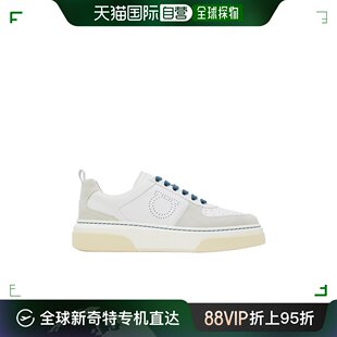 香港直邮Salvatore 穿孔徽标低帮板鞋 758147 Ferragamo