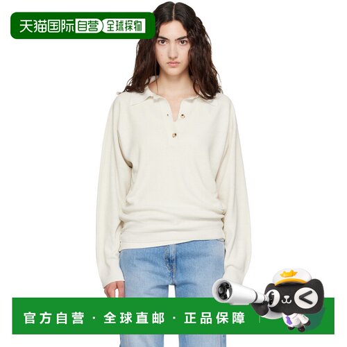 1h可退 香港直邮calvin klein 女士 灰白色 Helga Polo 衫 VY0111