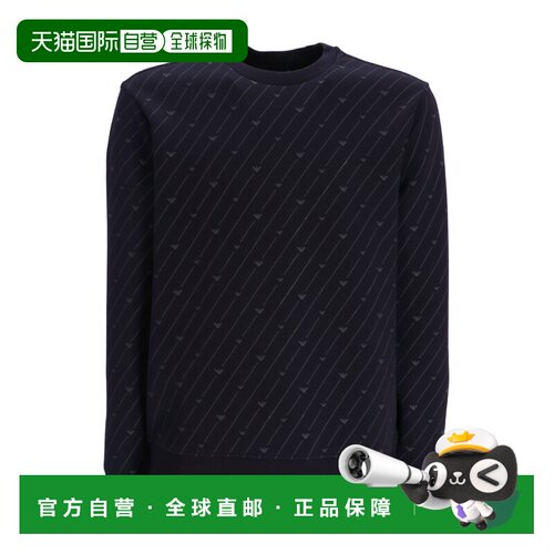 香港直邮Emporio Armani 圆领徽标卫衣 6L1M781JHSZ阿玛尼