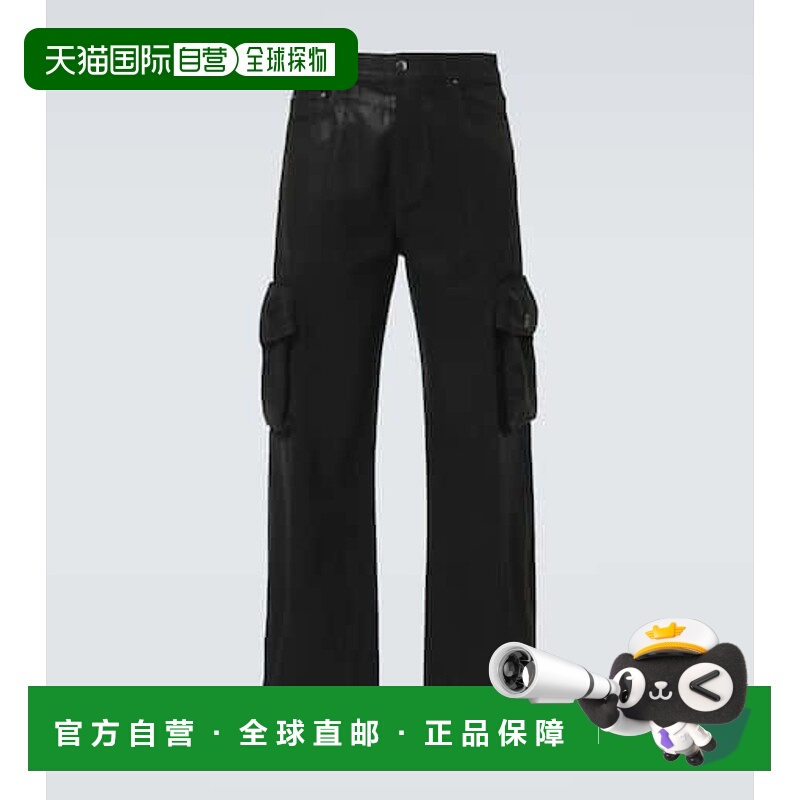 1h可退 香港直邮AMIRI 男士 M65 宽松工装牛仔裤 black黑色 舒适