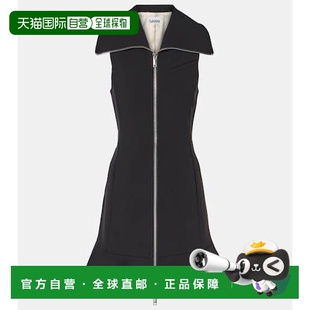 crêpe 女士 拉链迷你连衣裙 甘尼 香港直邮GANNI