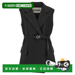 Sander 束带羊毛背心 吉尔 女士 J02FB0118J400 桑达 香港直邮Jil