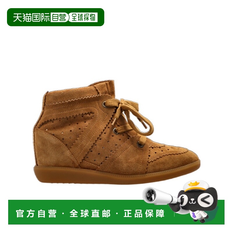 香港直邮Isabel Marant 系带坡跟运动鞋 BK0011FAA1E20S厚底