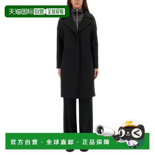 1h可退 香港直邮HERNO 女士大衣 GC000517D127719300 AW2025 黑色