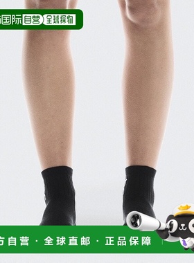 自营欧洲直邮On昂跑IKON系列黑色棉平绣logo袜子 男女通用
