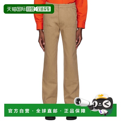 香港直邮Gabriela Hearst 男士 黄褐色 Finley 长裤 22232170T101