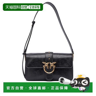 1h可退 香港直邮Pinko 品高 女士 BAGS 挎包 104524A2C2Z99QBLACK