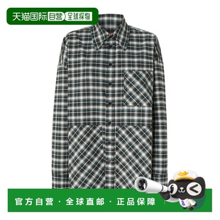 1h可退 香港直邮MISSONI 米索尼 女士 棋盘格纹长袖衬衫