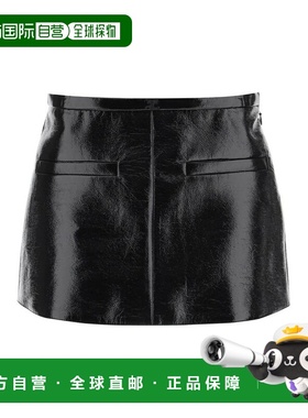 1h可退 香港直邮Courreges 女士 Heritage A 字半身裙 423CJU126V