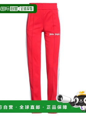 香港直邮Palm Angels 棕榈天使 女士 休闲长裤 red红色 舒适时尚
