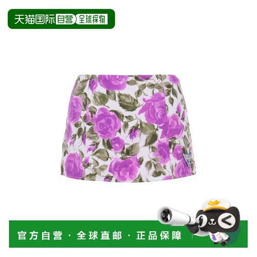 1h可退 美国直邮Chloe 蔻依 女士 印花迷你半身裙 colorful花色
