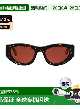 1h可退 香港直邮Marni 玛尼 女士 太阳眼镜 black黑色 舒适时尚