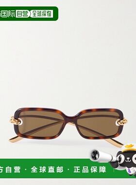 1h可退 香港直邮Bottega Veneta 葆蝶家 女士 Eyewear 矩形框太阳