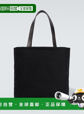 1小时内可退 香港直邮The Row 男士 Armory 皮革饰边手提包 00095