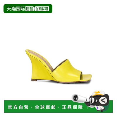 香港直邮Bottega Veneta 葆蝶家 女士 Mule 弹力坡跟鞋 690024VBS