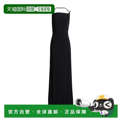 1h可退 香港直邮Marine Serre 女士 吊带连衣裙 black黑色 舒适时