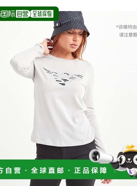香港直邮Emporio Armani 徽标长袖T恤 6H2T8C2J30Z0601
