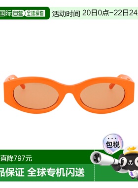 1h可退 香港直邮The Attico 女士 橙色醋纤太阳眼镜 ATTICO38SUNC