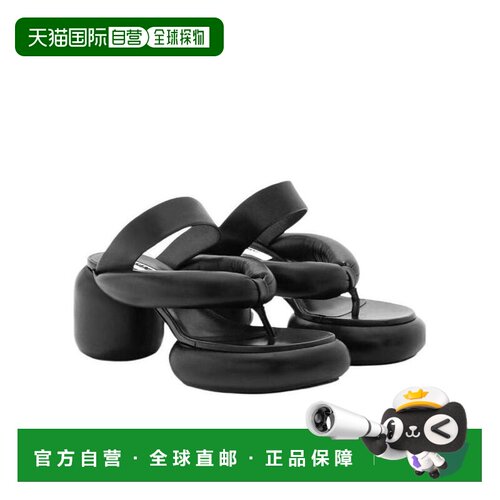 香港直邮Jil Sander 徽标高跟凉鞋 JS38039A-15080
