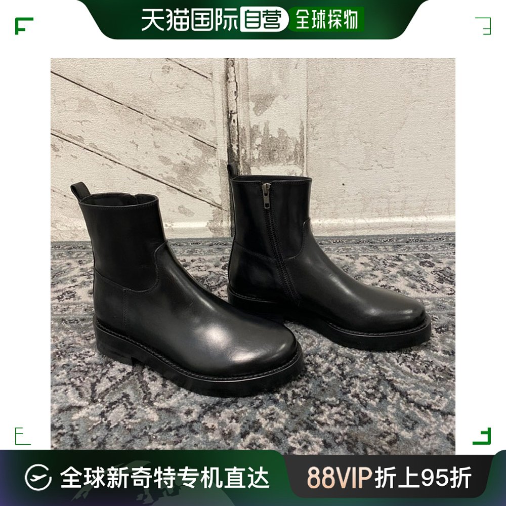 香港直邮ANN DEMEULEMEESTERAnn 20fw马靴同版矮靴 2002-2812-P-