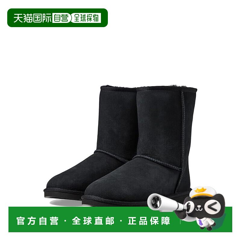 1h可退 香港直邮Ugg 男士 经典款低筒靴子 black黑色 舒适时尚