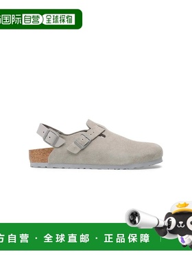 自营欧洲直邮Birkenstock Tokio系列女士浅米色麂皮可调节后跟扣