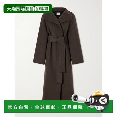 香港直邮KHAITE 女士 Romare 束带双面羊毛大衣 7159547
