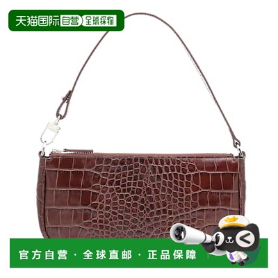 香港直邮BY FAR 女士 Rachel 皮革肩包 brown棕色 舒适时尚