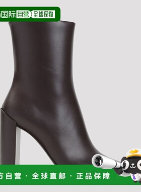 1h可退 香港直邮alaia 女士 方形短靴 AA3O2009I052 brown棕色 舒