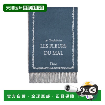 1h可退 香港直邮Dior 流苏围巾 68E0010A1008