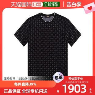 MHTAAMM05 logo印花T恤 黑色经典 香港直邮MCM