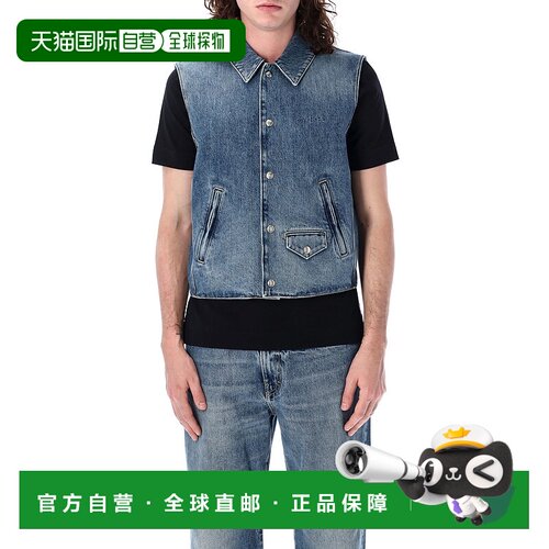 香港直邮Givenchy 纪梵希 男士 蓝色毛线衫 BM017【付后1h可退】