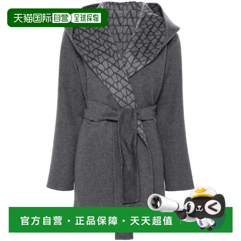 香港直邮Valentino华伦天奴女士双面涂层印花大衣 5B3CA6P57YB
