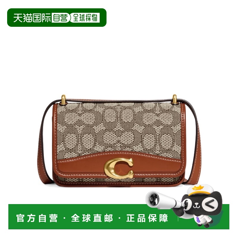 香港直邮Coach蔻驰 女包包 徽标单肩包 CD726B4