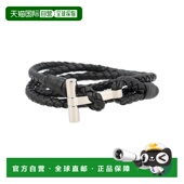 香港直邮Tom 男士 Ford 1h可退 汤姆 福特 编织皮革手链 JM005ICL