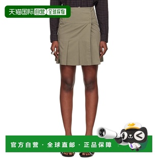 1h可退 香港直邮Our Legacy 女士 卡其色 Girdle 短裙 W4254GS
