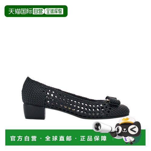 Salvatore Ferragamo 蝴蝶结编织高跟鞋 01H626菲【付后1h可退】