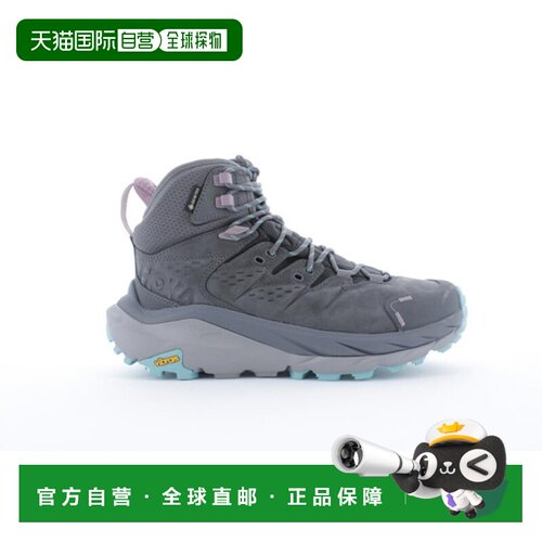 自营欧洲直邮HOKA KAHA 2 女士灰蓝色聚酯户外鞋新款