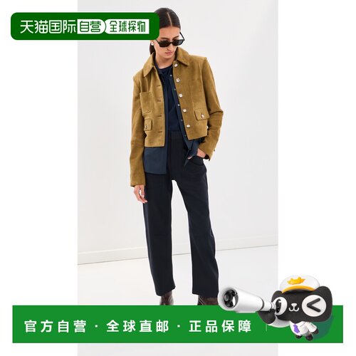 香港直邮ALTUZARRA 约瑟夫 奥图扎拉 女士 Astley 绒面革夹克