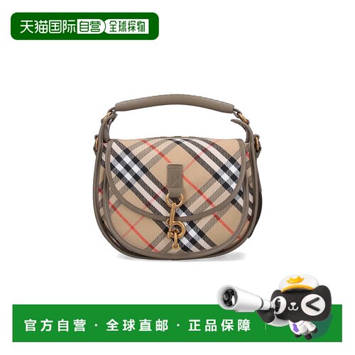 香港直邮Burberry 巴宝莉 女士 B PICCOLA 卡扣邮差包 81081201