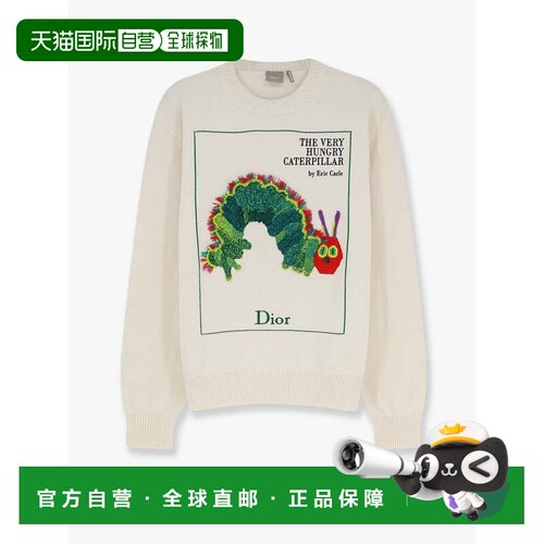 1h可退 香港直邮DIOR 迪奥 男士 针织上衣 693M618A700 white白色