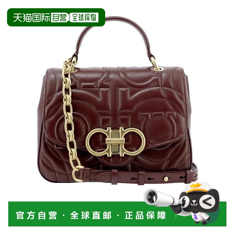香港直邮Salvatore Ferragamo 绗缝效果手提包 21I281