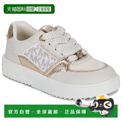 欧洲直邮MICHAEL Michael Kors  女孩鞋子 低帮板鞋 春夏 米色 EM