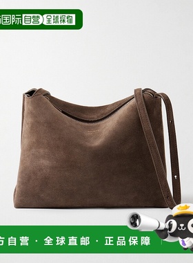 香港直邮KHAITE 女士 Lina 拉鍊斜背包 H4010849 brown棕色 舒适