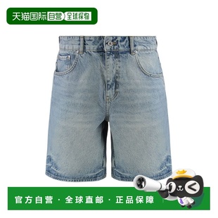 1h可退 香港直邮Represent 男士 牛仔短裤 MLM61038007 blue蓝色