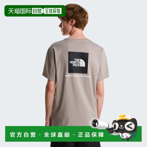自营欧洲直邮The North Face北面 NSE Box Evolution男士印花短袖