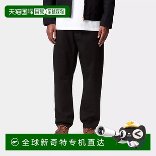 牛仔 欧洲直邮Carhartt Wip 男士 黑色棉休闲裤
