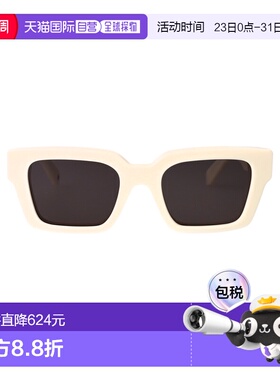 1h可退 香港直邮off-white 女士 白色醋纤太阳眼镜 OERI008C99PLA